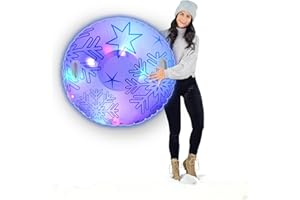 Snowcandy Inflatable Heavy Duty Snow Tubes.