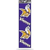 NFL Football Quad Decal 3" x 12" Quad Decal - (4) Decals