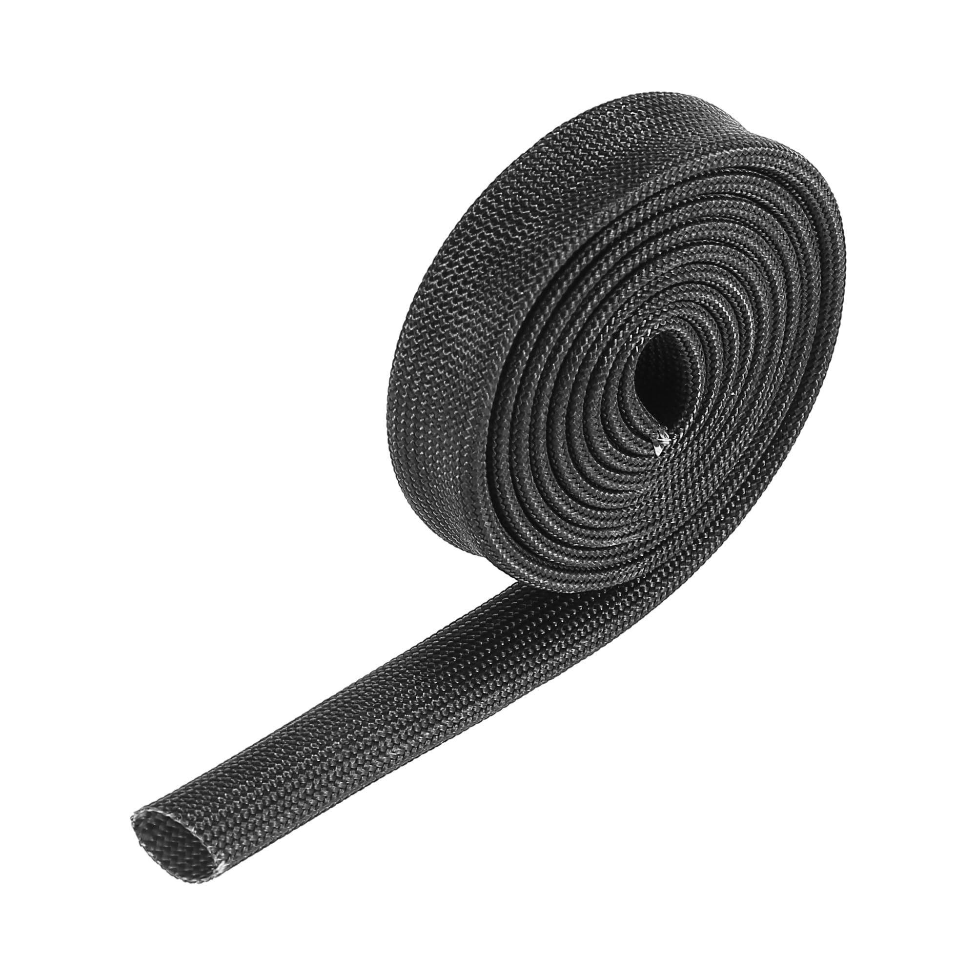 X AUTOHAUX Car Heat Wire Shield Sleeve Heat High Temp Shield 3.2ft 8mm 5/16"