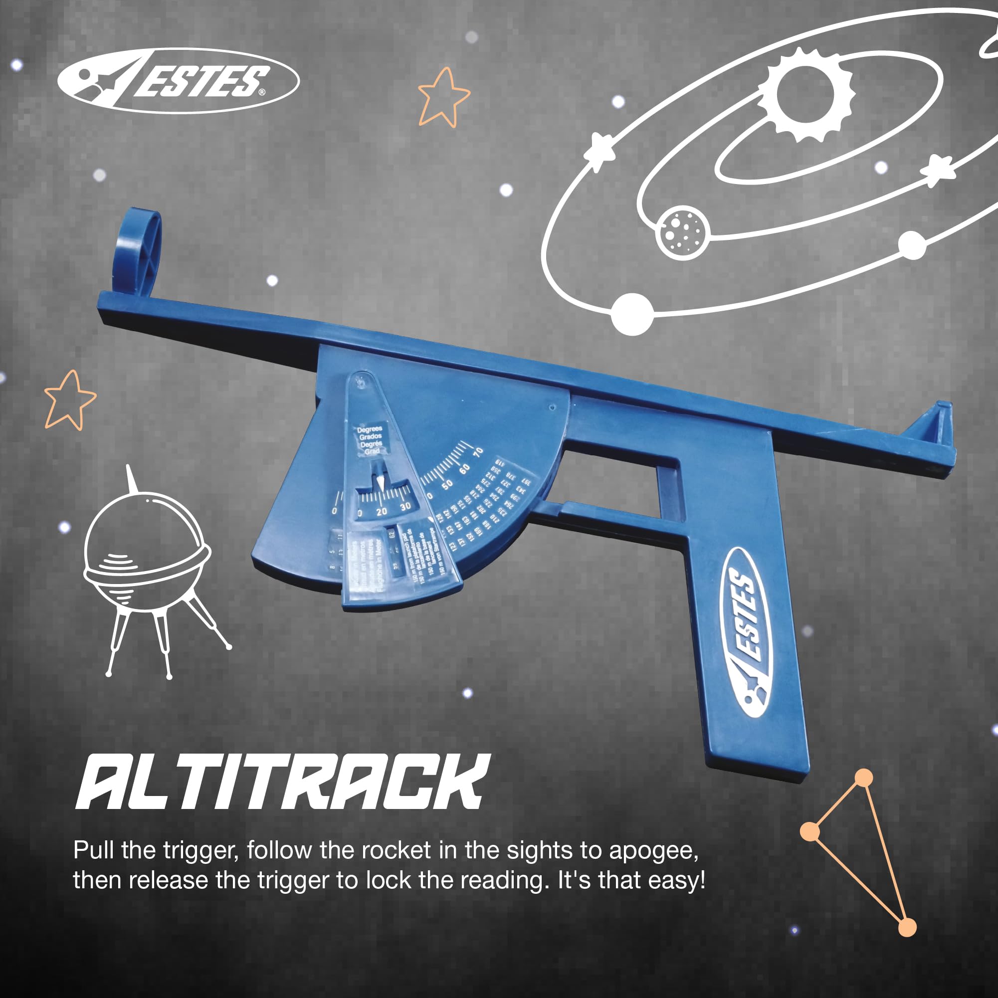 Estes 2232 Altitrack, Model-Rocket Altitude-Tracker Device, Rocket Model Kit Accessories for Ages 10+