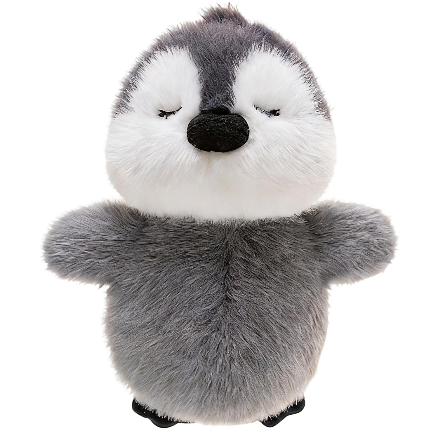Spiritzohic Penguin Cuddly Toy, 19CM Plush Toy for Children, Hugging & Playing, Grey Stuffed Toy Pudgy Penguin Plush for Birthday