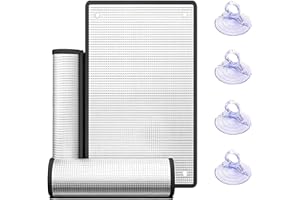 Reflective Aluminum Foil Window Film with Suction Cups, Privacy Anti-Glare Thermal Sunshade Film, Double-Sided Blackout Cover