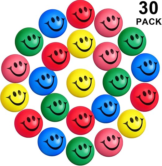 funny face stress ball