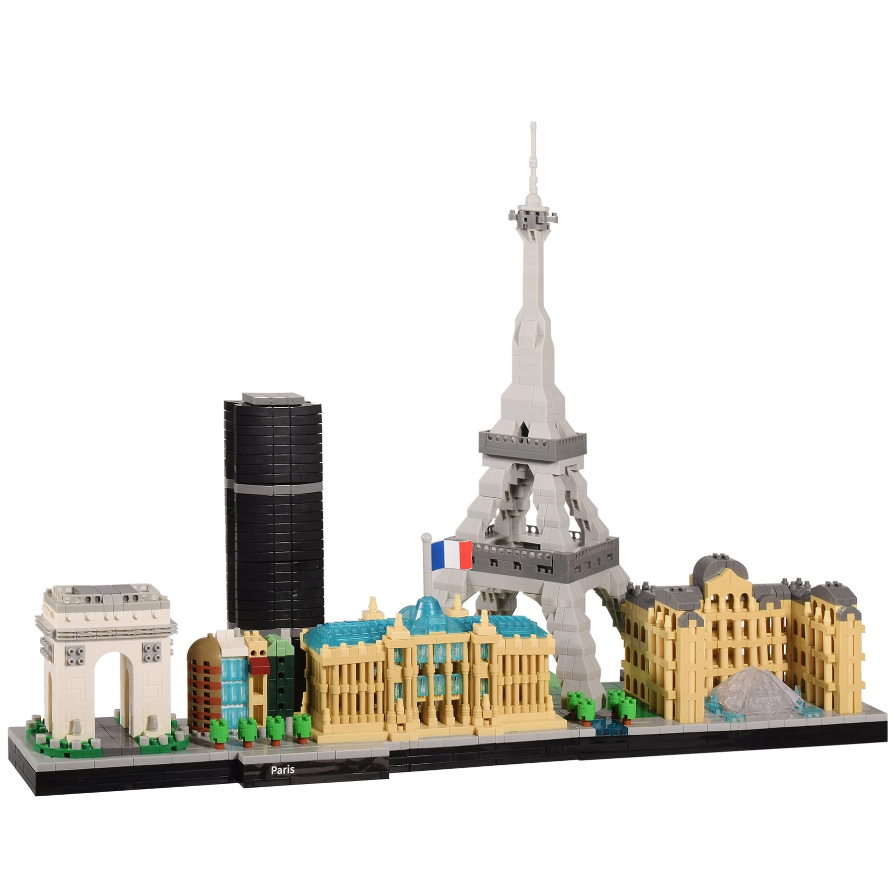 Photo 1 of Kadablk Architecture Series Mini Bricks for Adults and Teens,Paris Skyline Collection,3680 PCS, Micro Building Blocks Set Model Kit,Landmark Model