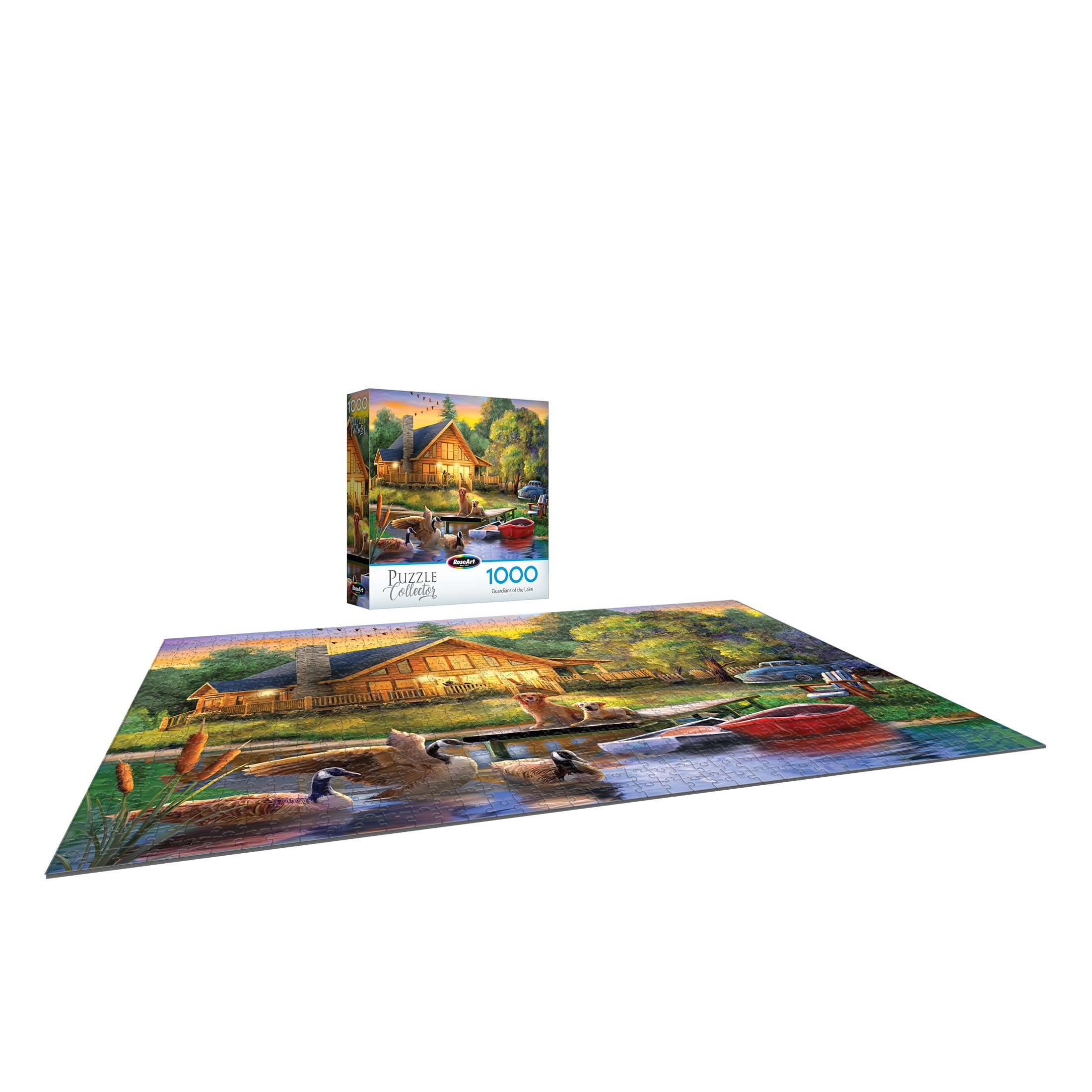 RoseArt - Puzzle Collector - Guardians of The Lake, 1000 Piece Jigsaw Puzzle for Adults