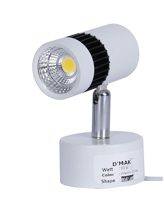 Happy Selling White 3 Watt Warm White Adjustable 180 LED Cob spotting Wall Track Light