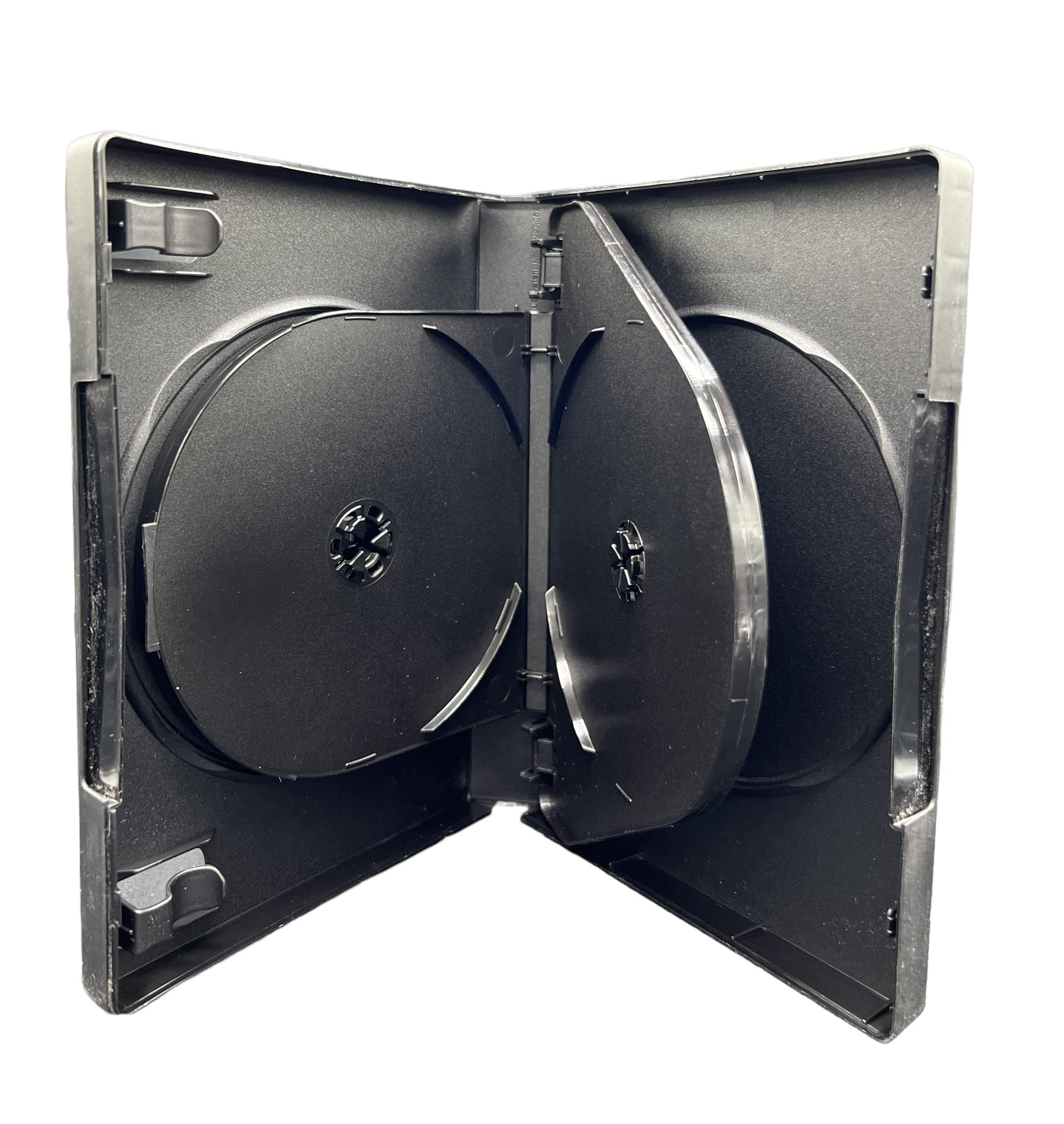 10 x M-lock DVD 5 Way 26mm Black DVD Case