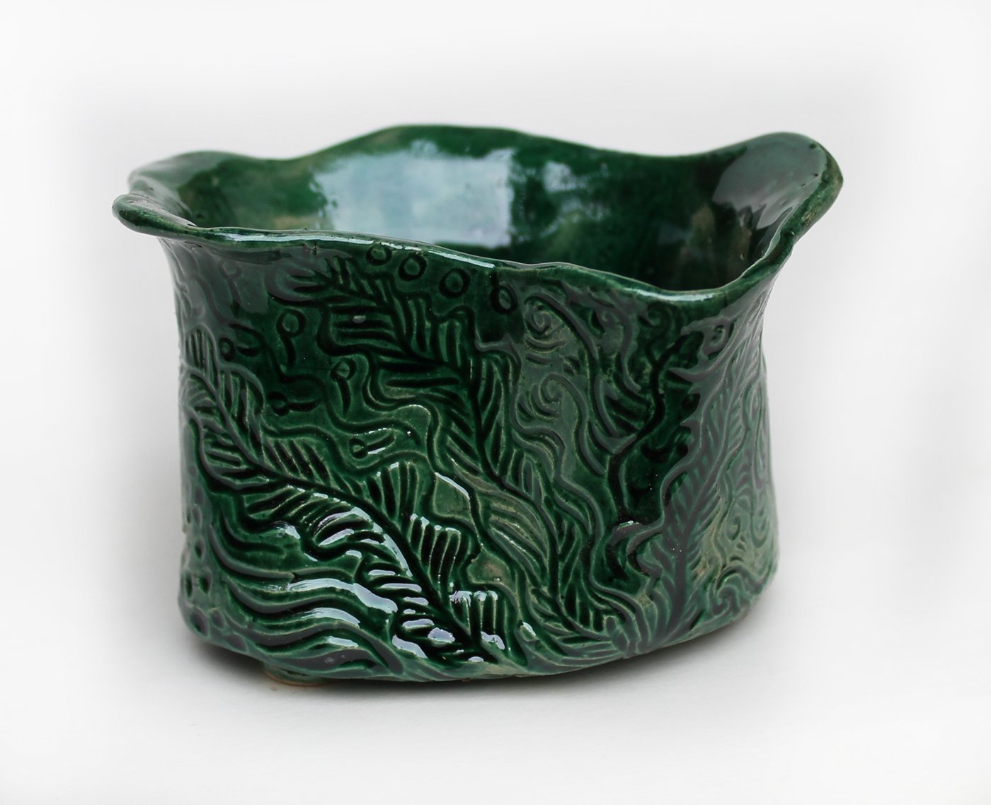 Hand Built Ceramic Planter Outdoor & Gardening Home & Living