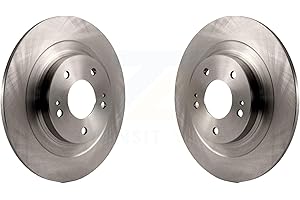 CMX Rear Disc Brake Rotors Pair Replacement For Mitsubishi RVR Outlander Eclipse Cross PHEV Sport K8-100935