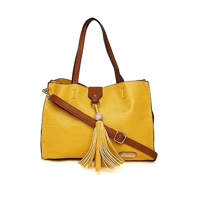 Elle Womens Tote Bag (Yellow)