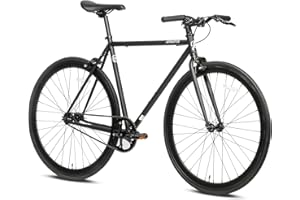 AVASTA Single-Speed Fixed Gear Urban Commuter Fixie Bike Flip Flop Hub Bicycle, Multiple Colors