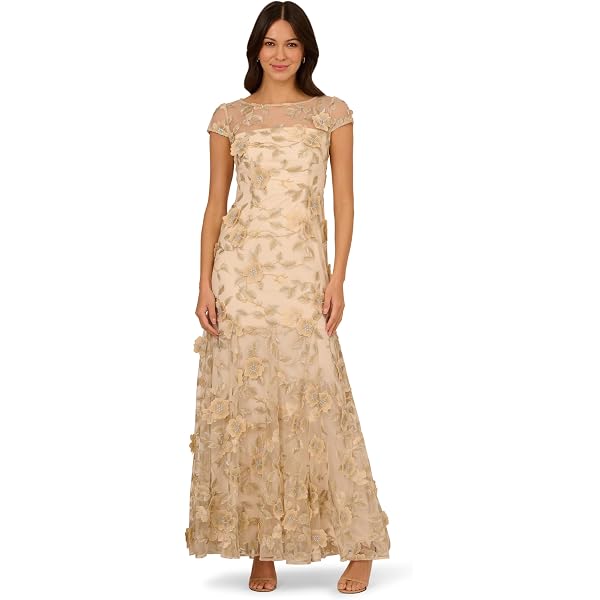 green emerald velvet dress Shoshanna Womens Floral Jacquard Ivanna Special Occasion Dress,  Champagne/Blush, 8 US at Amazon Women's Clothing store