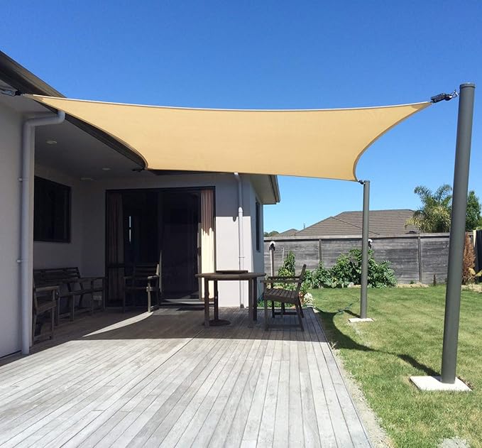 SUNNY GUARD Square Sun Sail Shade Sail 