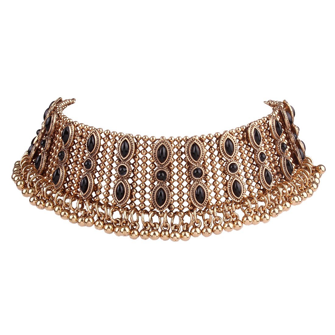 Vintage Antique Alloy Chunky Chain Bohemian Collar Choker Necklace