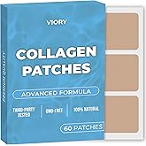 Collagen Patches (Pack of 60) - 100% Natural Patch for Women and Men - Body & Skin Support - with Glutathione - Firming, Focus, Energy - Enhanced Formula