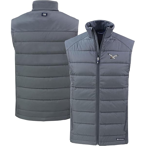 Cutter & Buck Men's Gray Detroit Lions Throwback Evoke