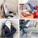 XIAOHONG 100cm Giant Shark Plush Toy Soft Stuffed Animal Cushion Pillow view 4