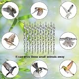 Hxeilzge 12Pcs Reflective Bird Deterrent Rods Wind Twisting Scare Rods 30cm view 6