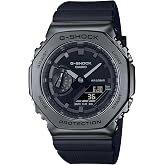 Casio GM-2100BB-1AJF [G-Shock (G-Shock) Metal Covered Series Blackout] Watch Imported from Japan Feb 2023 Model, Black, Mens, Black, Modern