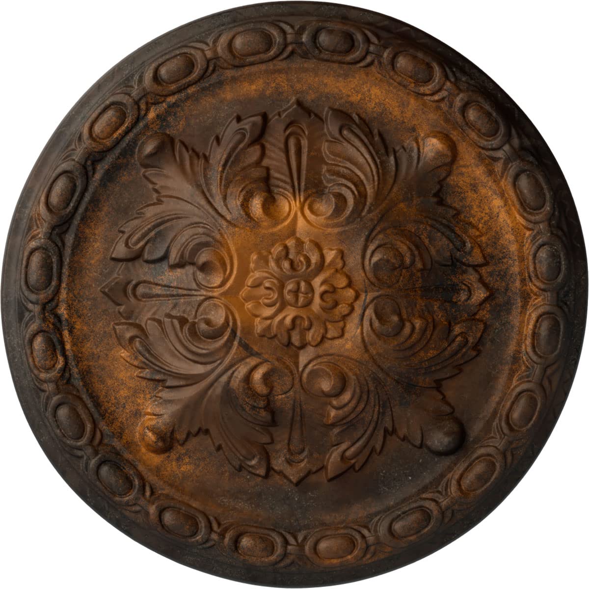 Ekena Millwork Stockport Ceiling Medallion, Rust