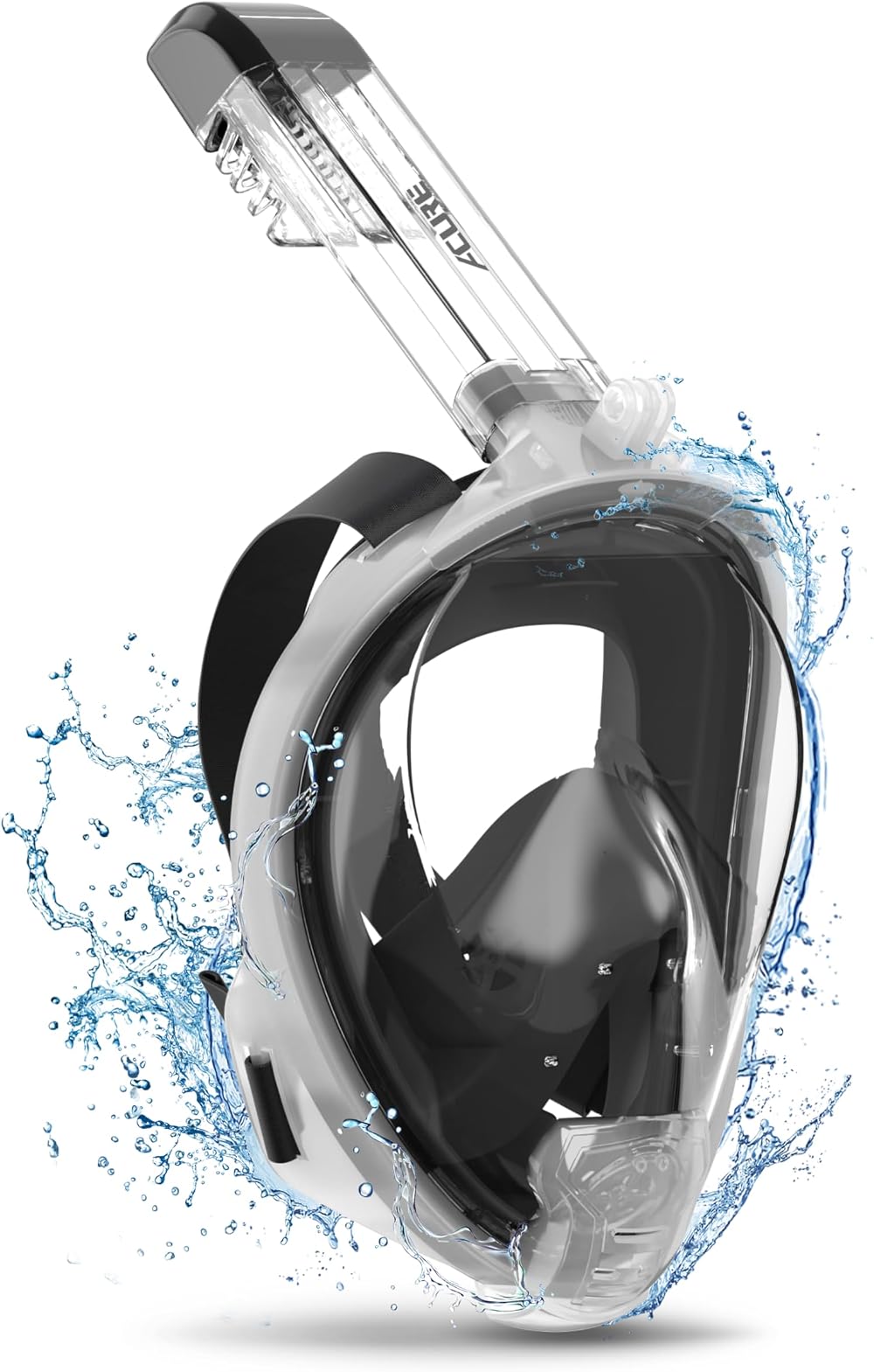 ACURE Full Face Snorkel Mask SN04 with Detachable Camera Mount