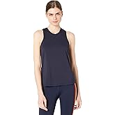 Splits59 Toni Tank - Tank Top for Women - Relaxed Fit - Breathable Lightweight Jersey - Sleeveless Openings Indigo 1 XL One Size