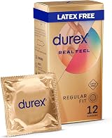 Durex Real Feel Condoms 12s Latex Free Extra Lube Easy On Shape