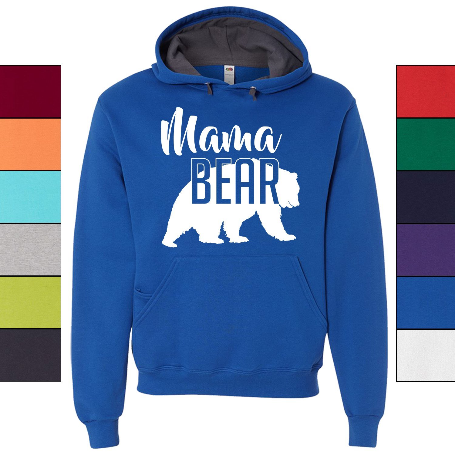 Custom Apparel House Mama Bear Hoodie Mom Women Soft Hoodie Adult Unisex Men's Women's With Many Colors and Sizes-ANZ