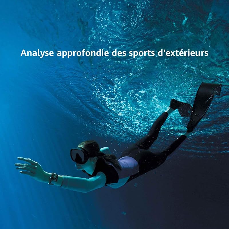 Watch FIT 4 Pro Montre connectée, 1.82" Écran Verre Saphir, Bleu
