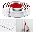 Taaizau Peel and Stick Wall Molding Trim, Flexible Strip for Mirror Frame, Chair Rail Moulding, Wall Protection and Home DIY Decoration (118'' x 1.6'')
