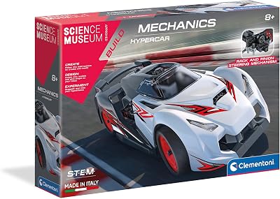 Clementoni Science Museum Mechanics Hypercar Kit - Build Racing Car 8+ Years