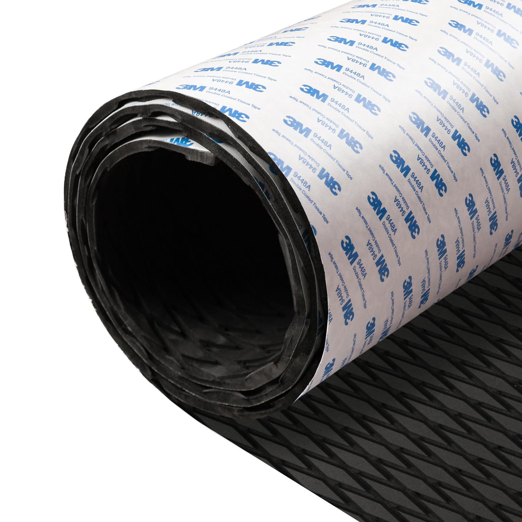 Photo 1 of Fullfire Boat Flooring EVA Foam Decking Sheet, Black Marine Flooring Mat with Self-Adhesive Backing Marine Carpet for Pontoon Boat Bass Boat Jon Boats Yacht Kayak RV Floor 47" x 16"
