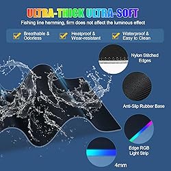 Mouse Pad with Phone Holder, Wireless Charging Desk