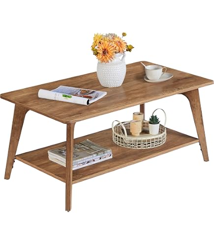 Amazon.com: Coffee Table,Living Room Teardrop-shapede Desk, Modern