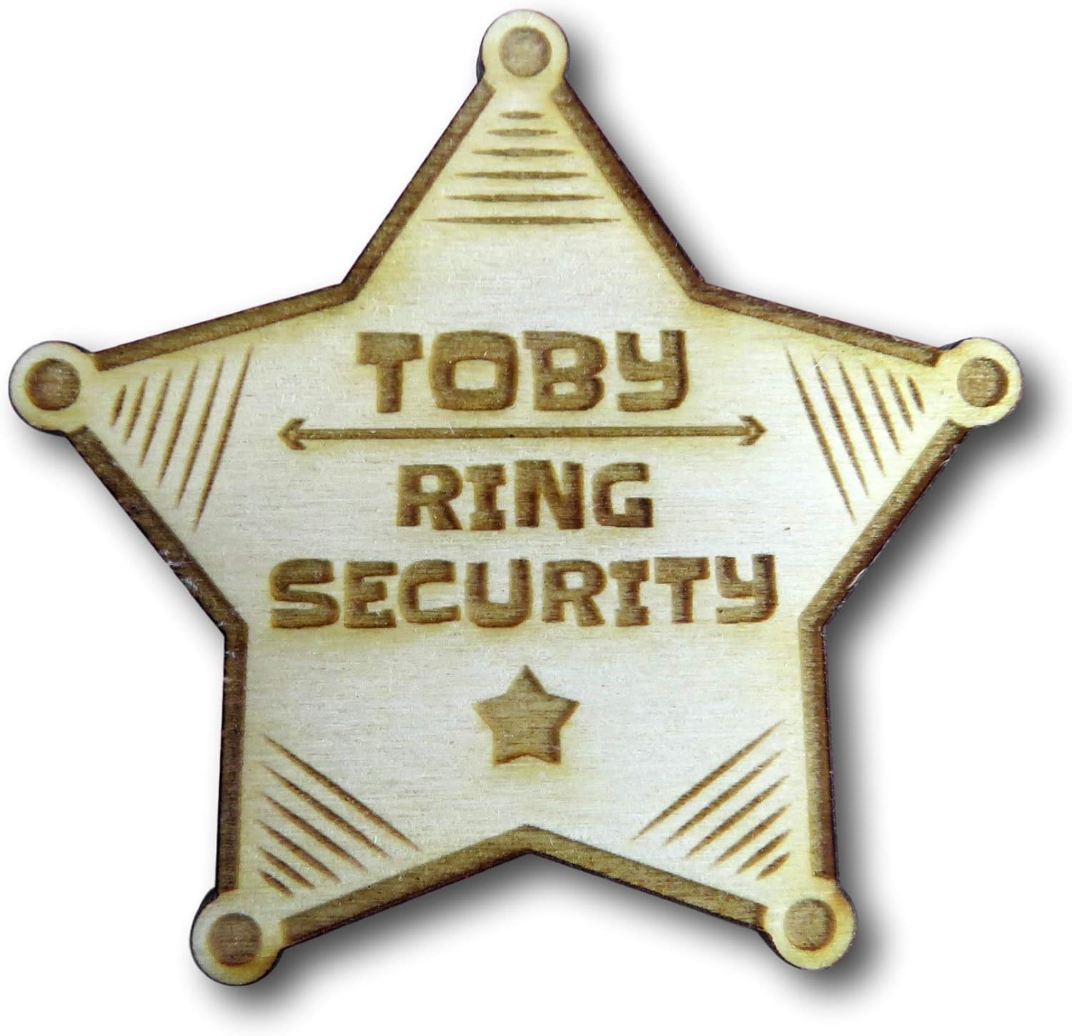 ring security badge wedding