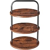 Cupcake Stand, Tower-Style for 50 Cupcakes - Large 3-Tier Dessert Table Display & Serving Tray Set, Tiered MDF Cake Stand for Wedding Birthday Baby Shower (1 Pack)