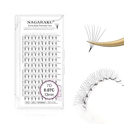 NAGARAKU Premade Fans Eyelash Extensions Premade