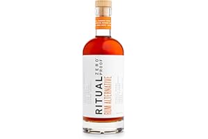 RITUAL ZERO-PROOF RITUAL ZERO PROOF Rum Alternative | Award-Winning Non-Alcoholic Spirit | 25.4 Fl Oz (750ml) | Only 5 Calories | Sustainably Made in USA | Make Alcohol Free Cocktails