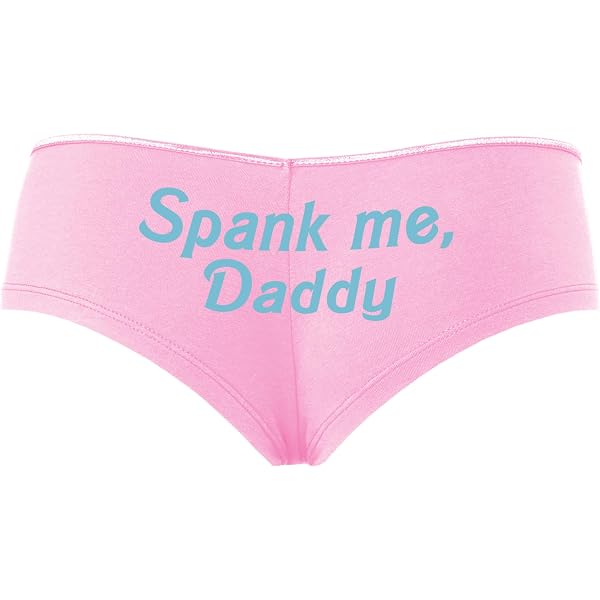 Pantaloncini Knaughty Knickers 'Yes Daddy' – Stile Boyshort – Nero, Per Donna – Intimo Originale USA