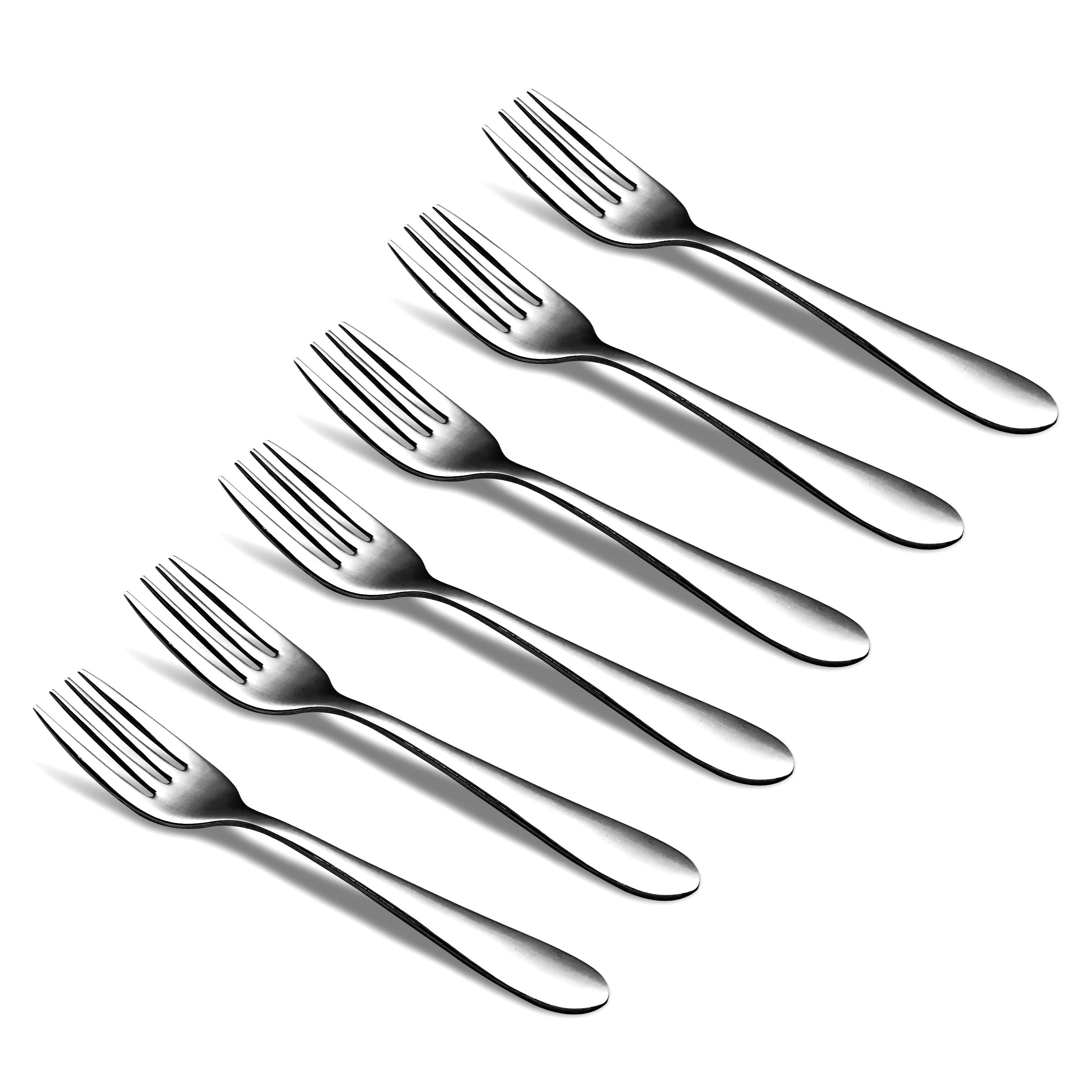 CAMRI Mini Fork for Cake, Dessert, Pastry, Fruit & Salad, Stainless Steel Small Forks Pack of 6, 5.3 Inch, Cutlery Starter Forks for Home Kitchen & Restaurant (C61 – Set of 6) — image 1