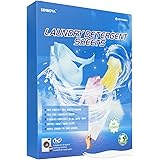 SENBOYA Laundry Detergent Sheets,unscented,Fresh Linen Scent, Safe to Sensitive Skin For All Age Groups,Eco-friendly and Biod