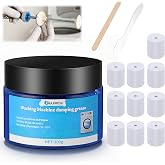 3.5 oz (100g) Washing Machine Damping Grease with 10 Foam Inserts | Suspension Rods, Vibration &amp; Noise Reduction, Compatible with Most Top-Load Washers, Multi-Purpose Shock Absorption Grease