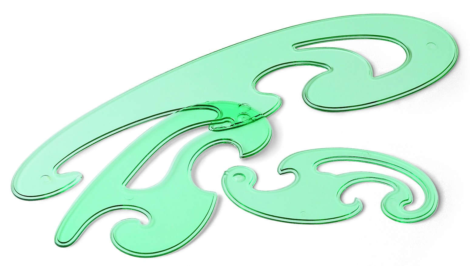 Fajeda Set of 3 Curves with Bag (241) Assorted Colour/Model