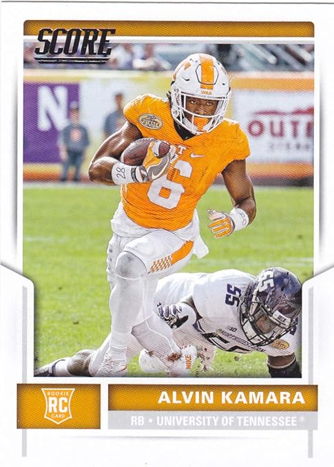 2017 SCORE FOOTBALL ALVIN KAMARA RC ROOKIE CARD At Amazon s Sports 