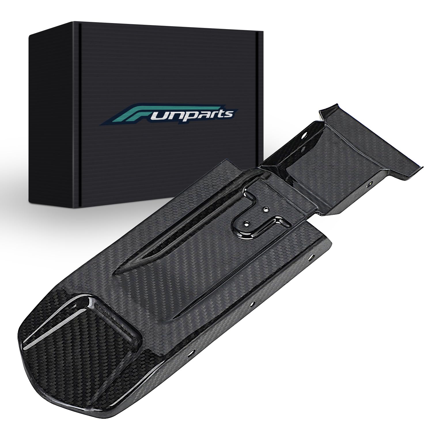 Photo 1 of Funparts Carbon Fiber Rear Fender Inner Plate for Surron Sur Ron Light Bee X/S Electric Dirt Bike