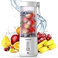 DENOKIN Portable Blender 16oz Vessel, Cordless Personal Size Small Blender for Shakes and Smoothies with 6 Blade for Kitchen, Home, Travel