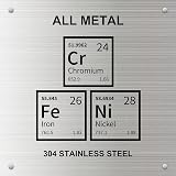 OFFO Stainless Steel Zip Ties 300mm 0.46cm Wide Heavy Duty 122KG 15 Pcs view 5