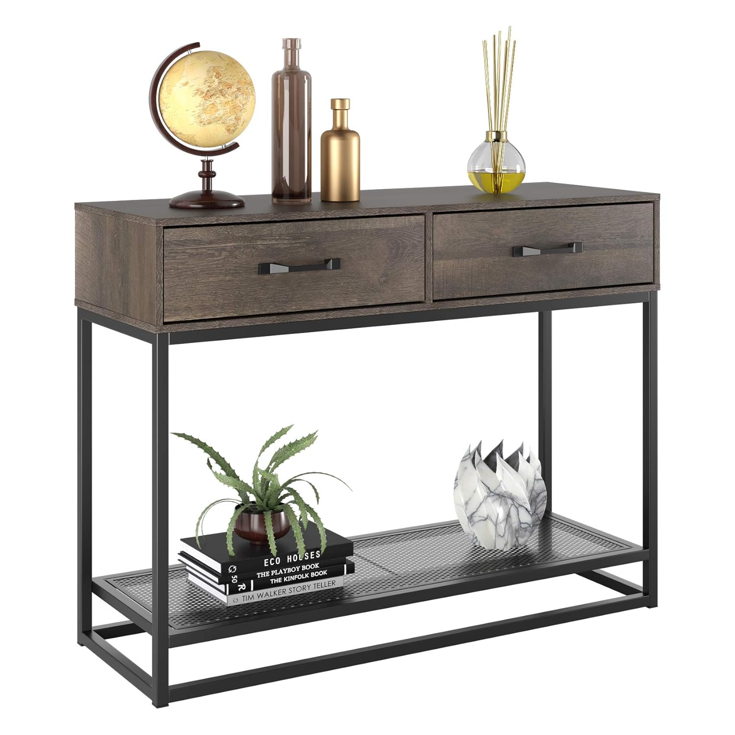Best Console Table Industrial Drawers
