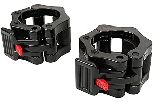 Sunny Health&Fitness Shark Clamp Lock Collars for Olympic Barbells - NO. 076