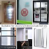 MILEQEE Door Brush Seal 33ft 5mm Pile Weather Stripping Self Adhesive Grey view 7